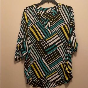 Cato blouse plus size 22/24 striped